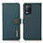 Leather Case Stands Flip Cover Holder B02H for Realme Q3 5G Green