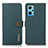 Leather Case Stands Flip Cover Holder B02H for Realme Q5 Pro 5G Green