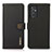 Leather Case Stands Flip Cover Holder B02H for Samsung Galaxy A05s Black