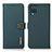 Leather Case Stands Flip Cover Holder B02H for Samsung Galaxy A12 5G Green