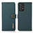 Leather Case Stands Flip Cover Holder B02H for Samsung Galaxy A72 5G Green