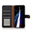 Leather Case Stands Flip Cover Holder B02H for Samsung Galaxy M02