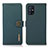 Leather Case Stands Flip Cover Holder B02H for Samsung Galaxy M51 Green