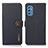 Leather Case Stands Flip Cover Holder B02H for Samsung Galaxy M52 5G Blue