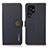 Leather Case Stands Flip Cover Holder B02H for Samsung Galaxy S21 Ultra 5G