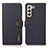 Leather Case Stands Flip Cover Holder B02H for Samsung Galaxy S23 Plus 5G Blue