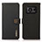 Leather Case Stands Flip Cover Holder B02H for Sharp Aquos R6 Black