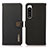 Leather Case Stands Flip Cover Holder B02H for Sony Xperia 5 IV Black