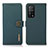 Leather Case Stands Flip Cover Holder B02H for Xiaomi Mi 10T 5G Green