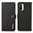 Leather Case Stands Flip Cover Holder B02H for Xiaomi Mi 11X 5G Black