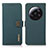 Leather Case Stands Flip Cover Holder B02H for Xiaomi Mi 13 Ultra 5G Green