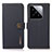 Leather Case Stands Flip Cover Holder B02H for Xiaomi Mi 14 Pro 5G