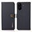 Leather Case Stands Flip Cover Holder B02H for Xiaomi Poco C65