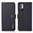 Leather Case Stands Flip Cover Holder B02H for Xiaomi Redmi Note 10 5G