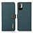 Leather Case Stands Flip Cover Holder B02H for Xiaomi Redmi Note 10 JE 5G