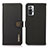 Leather Case Stands Flip Cover Holder B02H for Xiaomi Redmi Note 10 Pro 4G Black