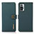 Leather Case Stands Flip Cover Holder B02H for Xiaomi Redmi Note 10 Pro Max Green