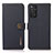 Leather Case Stands Flip Cover Holder B02H for Xiaomi Redmi Note 11 4G (2022)