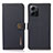 Leather Case Stands Flip Cover Holder B02H for Xiaomi Redmi Note 12 4G