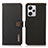 Leather Case Stands Flip Cover Holder B02H for Xiaomi Redmi Note 12 Explorer Black