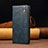 Leather Case Stands Flip Cover Holder B02S for Samsung Galaxy M04 Blue