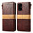 Leather Case Stands Flip Cover Holder B02S for Samsung Galaxy S20 Plus