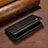 Leather Case Stands Flip Cover Holder B02S for Xiaomi Poco X4 Pro 5G Black