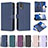 Leather Case Stands Flip Cover Holder B03F for Nokia C210