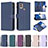 Leather Case Stands Flip Cover Holder B03F for Nokia C22