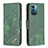 Leather Case Stands Flip Cover Holder B03F for Nokia G21 Green