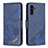 Leather Case Stands Flip Cover Holder B03F for Samsung Galaxy A04s Blue