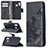 Leather Case Stands Flip Cover Holder B03F for Samsung Galaxy A20e