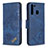 Leather Case Stands Flip Cover Holder B03F for Samsung Galaxy A21