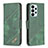 Leather Case Stands Flip Cover Holder B03F for Samsung Galaxy A23 4G Green