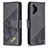 Leather Case Stands Flip Cover Holder B03F for Samsung Galaxy A32 5G Black