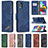 Leather Case Stands Flip Cover Holder B03F for Samsung Galaxy A51 4G