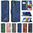 Leather Case Stands Flip Cover Holder B03F for Samsung Galaxy A51 5G