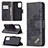 Leather Case Stands Flip Cover Holder B03F for Samsung Galaxy A72 5G