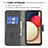 Leather Case Stands Flip Cover Holder B03F for Samsung Galaxy M02s