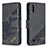 Leather Case Stands Flip Cover Holder B03F for Samsung Galaxy M10