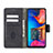 Leather Case Stands Flip Cover Holder B03F for Samsung Galaxy M10S