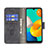 Leather Case Stands Flip Cover Holder B03F for Samsung Galaxy M32 4G