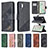 Leather Case Stands Flip Cover Holder B03F for Samsung Galaxy Note 10 Plus 5G