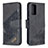 Leather Case Stands Flip Cover Holder B03F for Samsung Galaxy Note 20 5G