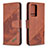 Leather Case Stands Flip Cover Holder B03F for Samsung Galaxy Note 20 Ultra 5G