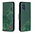 Leather Case Stands Flip Cover Holder B03F for Samsung Galaxy S20 Plus Green