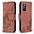 Leather Case Stands Flip Cover Holder B03F for Xiaomi Redmi 10 4G