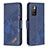 Leather Case Stands Flip Cover Holder B03F for Xiaomi Redmi 10 4G