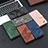 Leather Case Stands Flip Cover Holder B03F for Xiaomi Redmi Note 10 5G