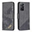 Leather Case Stands Flip Cover Holder B03F for Xiaomi Redmi Note 11 Pro 4G